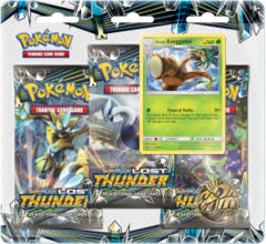 Pokemon Sun & Moon SM8 Lost Thunder 3-Booster Blister Pack - Alolan Exeggutor Promo